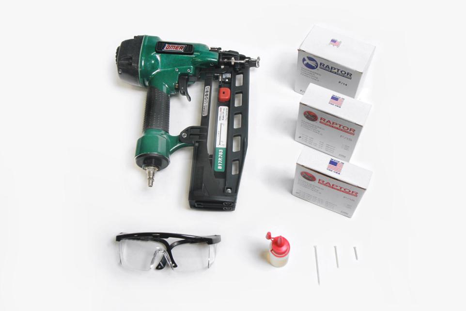 clamping nailgun for CNC machine