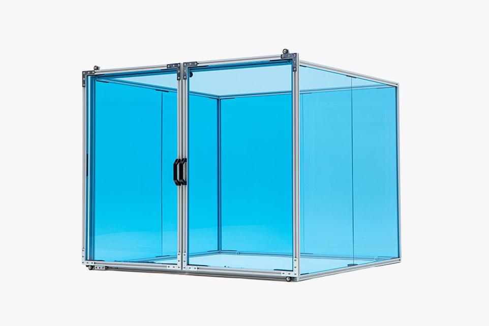 Safety enclosure for CNC machine
