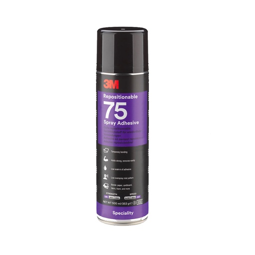 [M01485] Repositionable Spray Adhesive 3M75